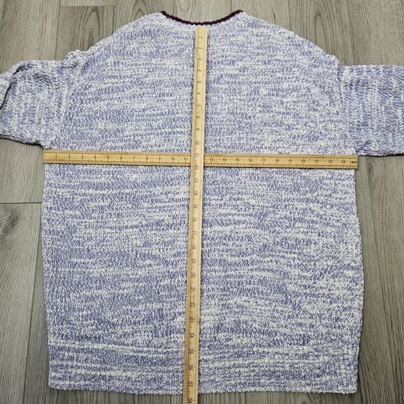 Urban Outfitters Men's Size Large Sweater BDG Clark Crew Neck Pullover Purple - Picture 6 of 6